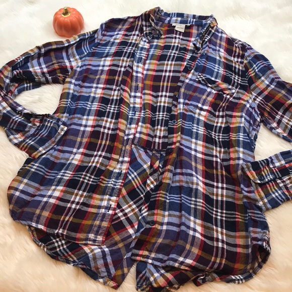 Lucky Brand Tops - Lucky Brand plaid soft flannel button down shirt M